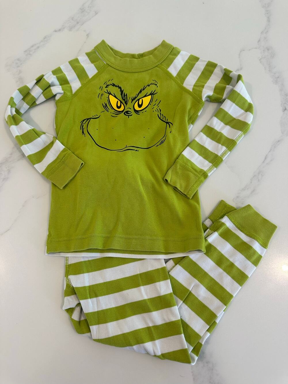 Hanna Anderson Grinch Pajamas Size 4
